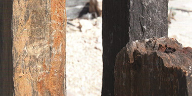 Palisaden, Stelen, Wand-, Mauerscheiben